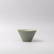 Bowl Fluted 13cm Green Fade Glaze V637-C0427