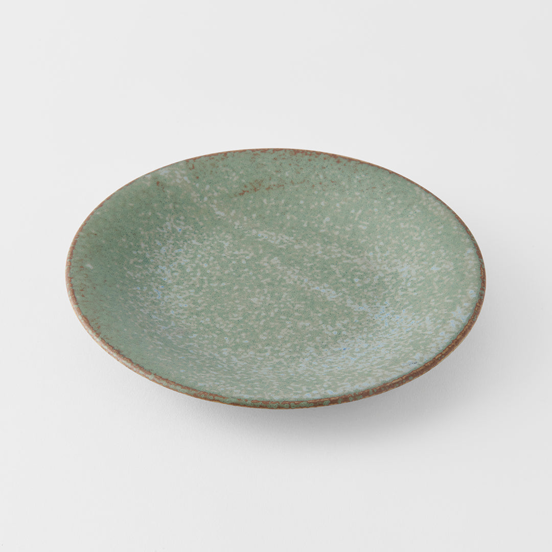 Tapas Plate 17cm Green Fade Glaze V637-C0433