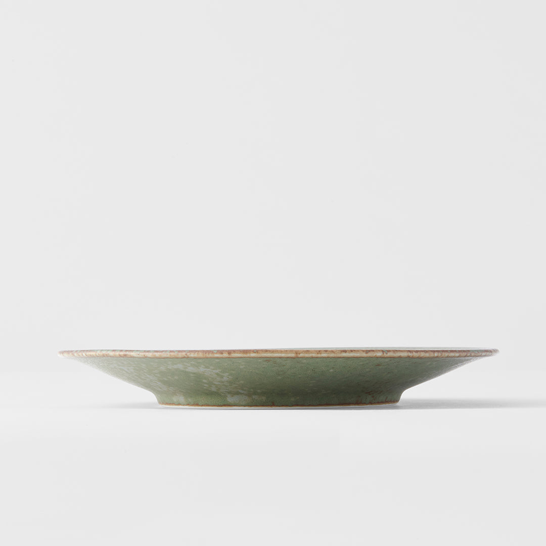 Tapas Plate 17cm Green Fade Glaze V637-C0433