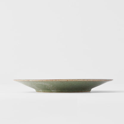 Tapas Plate 17cm Green Fade Glaze V637-C0433
