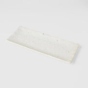 Sashimi Plate 29cm Shell White Glaze V637-C0453