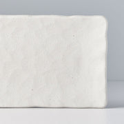 Sashimi Plate 29cm Shell White Glaze V637-C0453