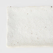 Sashimi Plate 29cm Shell White Glaze V637-C0453