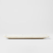 Sashimi Plate 29cm Shell White Glaze V637-C0453