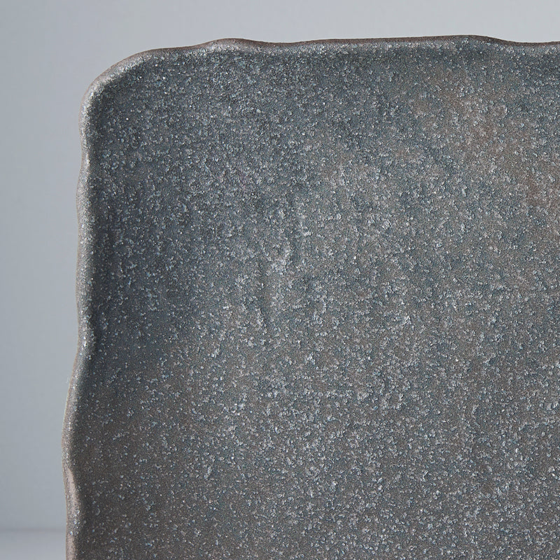 Platter Rectangular 35cm Stone Slab Glaze V637-C0456