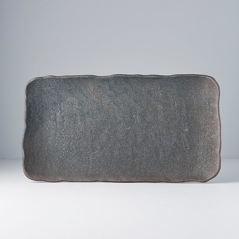 Platter Rectangular 35cm Stone Slab Glaze V637-C0456