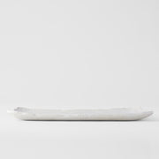 Platter Rectangular 35cm Shell White Glaze V637-C0457