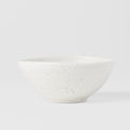 Egg Shaped Bowl 13cm Shell White Glaze V637-C0467