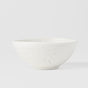 Egg Shaped Bowl 13cm Shell White Glaze V637-C0467