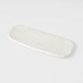 Plate Rectangular 28.5cm Shell White Glaze V637-C0472