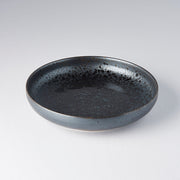 Plate High Rim 22cm Black Pearl Glaze V637-C0485