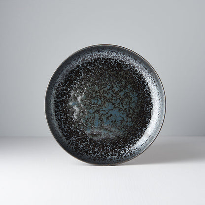 Plate High Rim 22cm Black Pearl Glaze V637-C0485