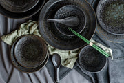 Plate High Rim 22cm Black Pearl Glaze V637-C0485