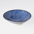 Ramen Bowl 24.5cm Traditional Wave Design V637-C0493
