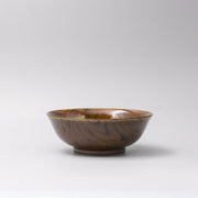 Udon Bowl 19cm Dark Kurumi Glaze V637-C0519