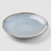 Plate Organic 23cm Steel Grey Glaze V637-C0600