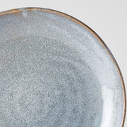 Plate Organic 23cm Steel Grey Glaze V637-C0600
