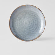 Plate Organic 23cm Steel Grey Glaze V637-C0600