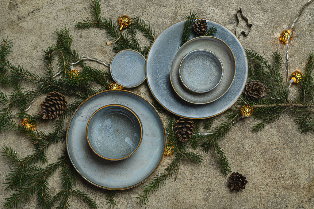 Bowl 10cm Steel Grey Glaze V637-C0603