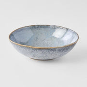 Bowl Oval 16cm Steel Grey Glaze V637-C0609