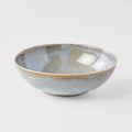 Bowl Oval 14cm Steel Grey Glaze V637-C0610