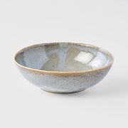 Bowl Oval 14cm Steel Grey Glaze V637-C0610
