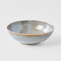 Bowl Oval 14cm Steel Grey Glaze V637-C0610