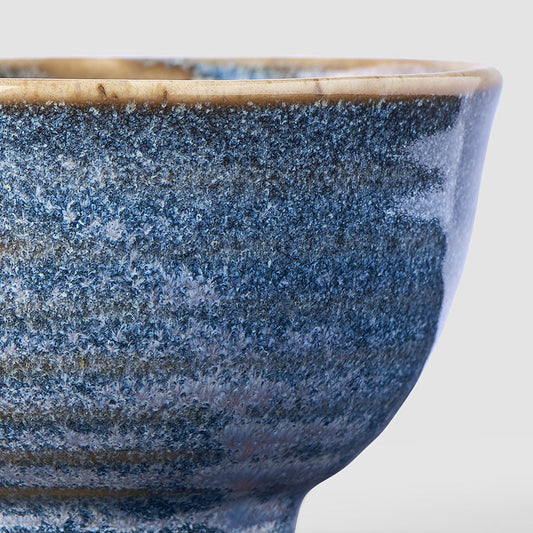 Tea Cup 120ml Steel Grey Glaze V637-C0614