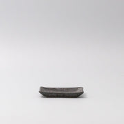 Sauce Dish 10cm Mamezara Black Contour Glaze V637-C0622
