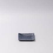 Sauce Dish 10cm Mamezara Blue Contour Glaze V637-C0624