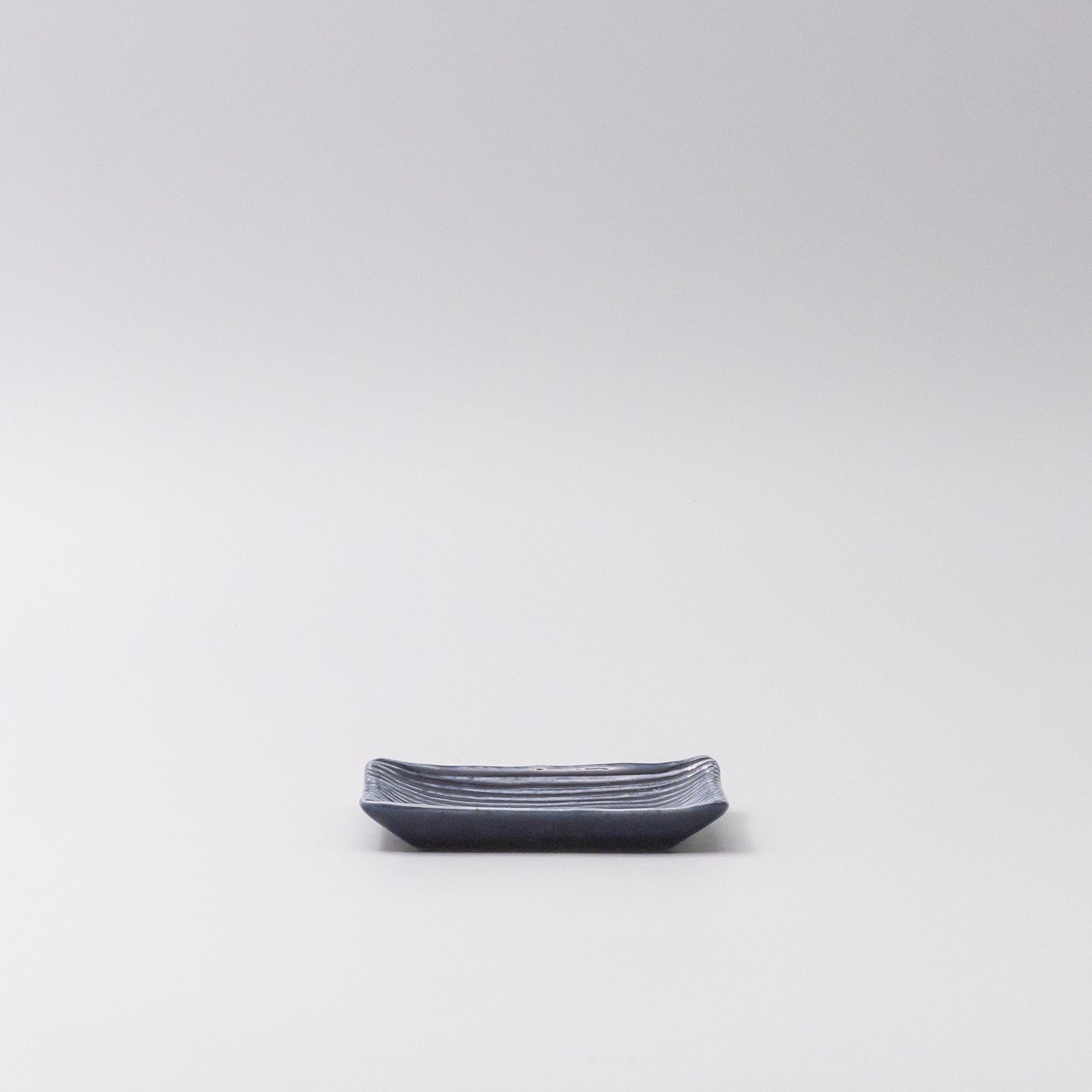 Sauce Dish 10cm Mamezara Blue Contour Glaze V637-C0624