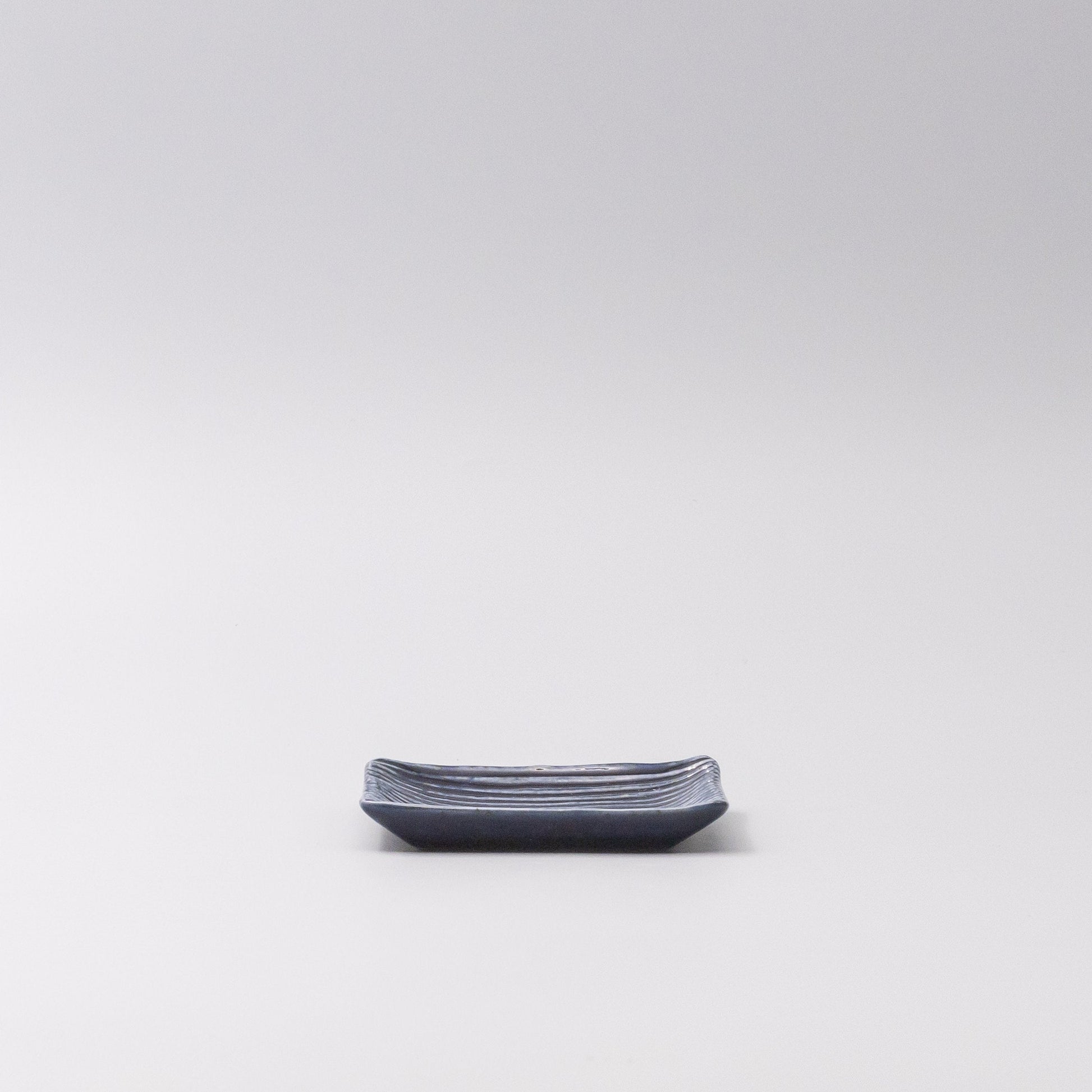 Sauce Dish 10cm Mamezara Blue Contour Glaze V637-C0624
