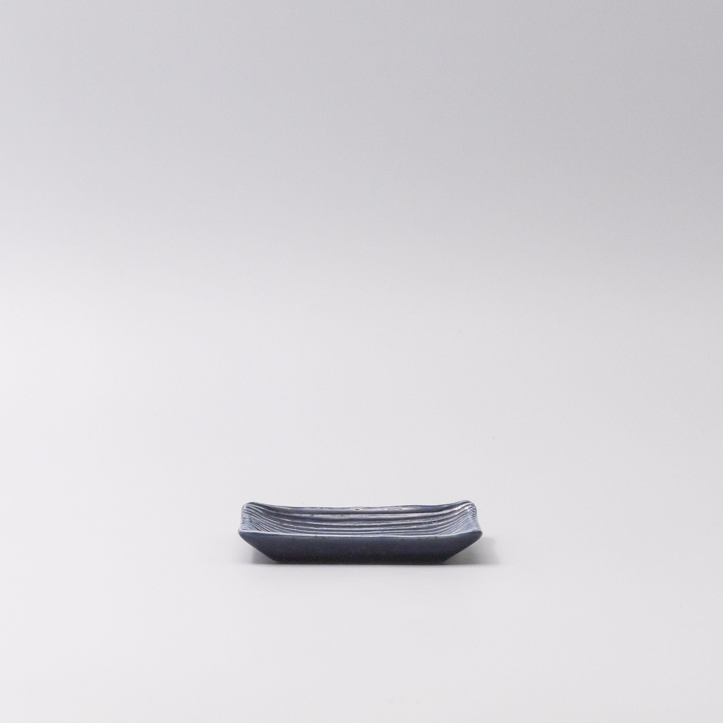 Sauce Dish 10cm Mamezara Blue Contour Glaze V637-C0624