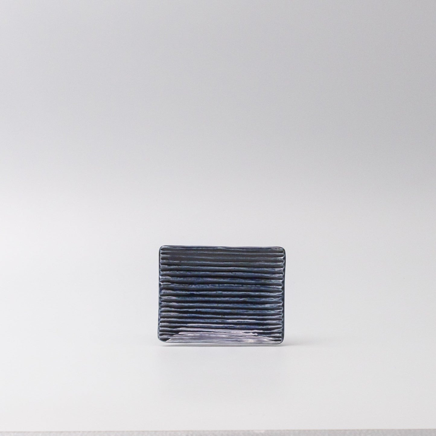 Sauce Dish 10cm Mamezara Blue Contour Glaze V637-C0624