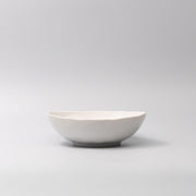 Bowl Oval 20cm Parchment White Glaze V637-C0640