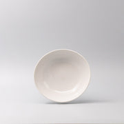 Bowl Oval 20cm Parchment White Glaze V637-C0640