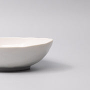 Bowl Oval 20cm Parchment White Glaze V637-C0640
