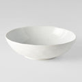Bowl Oval 16cm Parchment White Glaze V637-C0641