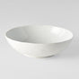 Bowl Oval 16cm Parchment White Glaze V637-C0641