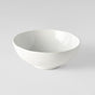 Bowl Oval 14cm Parchment White Glaze V637-C0642