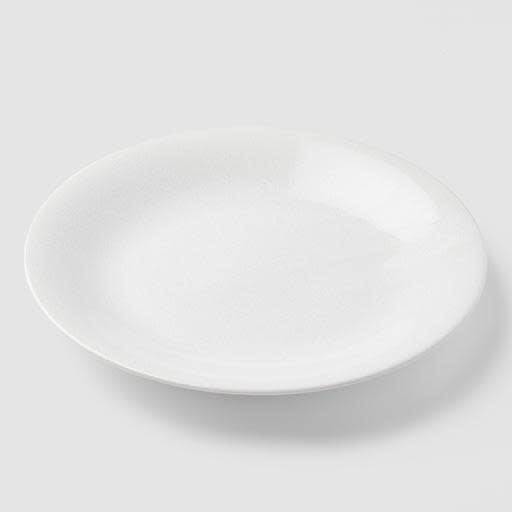 Side Plate 21cm Parchment White Glaze V637-C0644