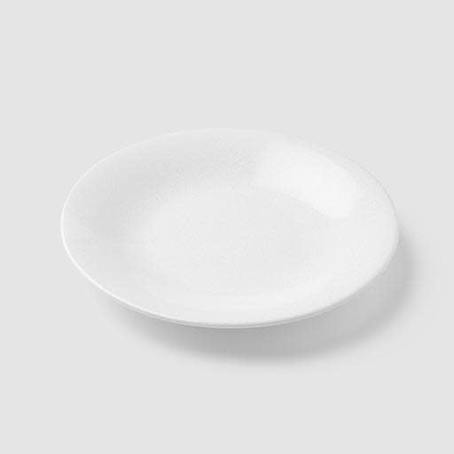 Tapas Plate 17cm Parchment White Glaze V637-C0645