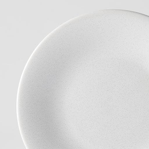 Tapas Plate 17cm Parchment White Glaze V637-C0645