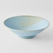 Ramen Bowl 24.5cm Soda Blue Glaze V637-C0658