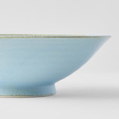 Ramen Bowl 24.5cm Soda Blue Glaze V637-C0658