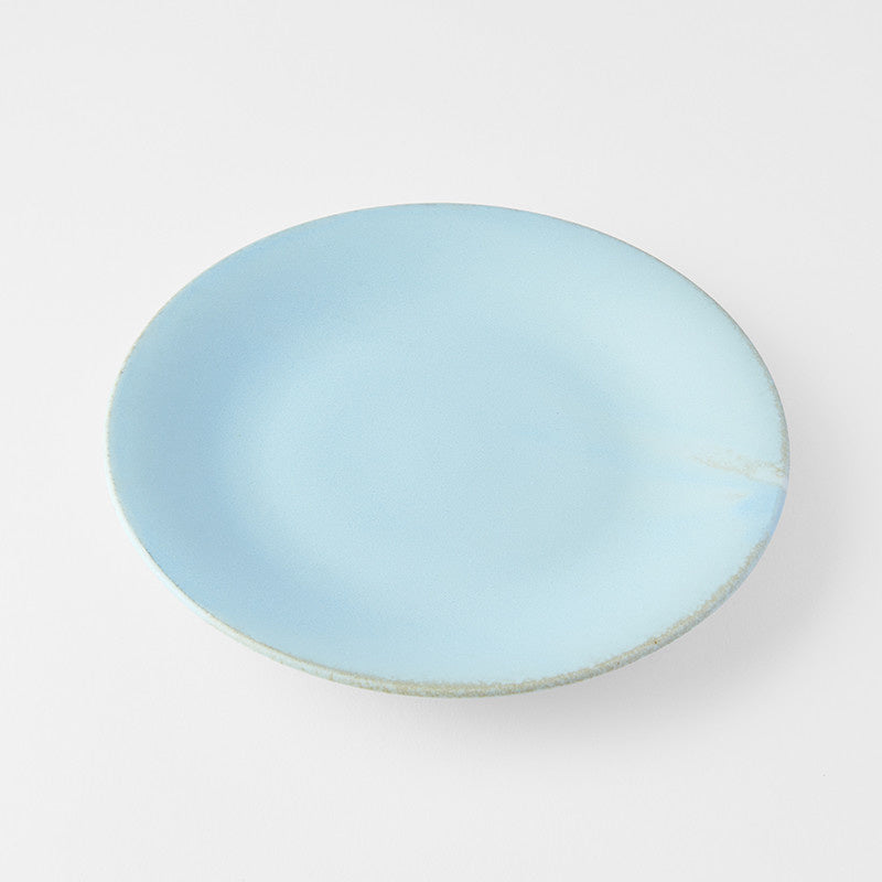 Side Plate 21cm Soda Blue Glaze V637-C0664