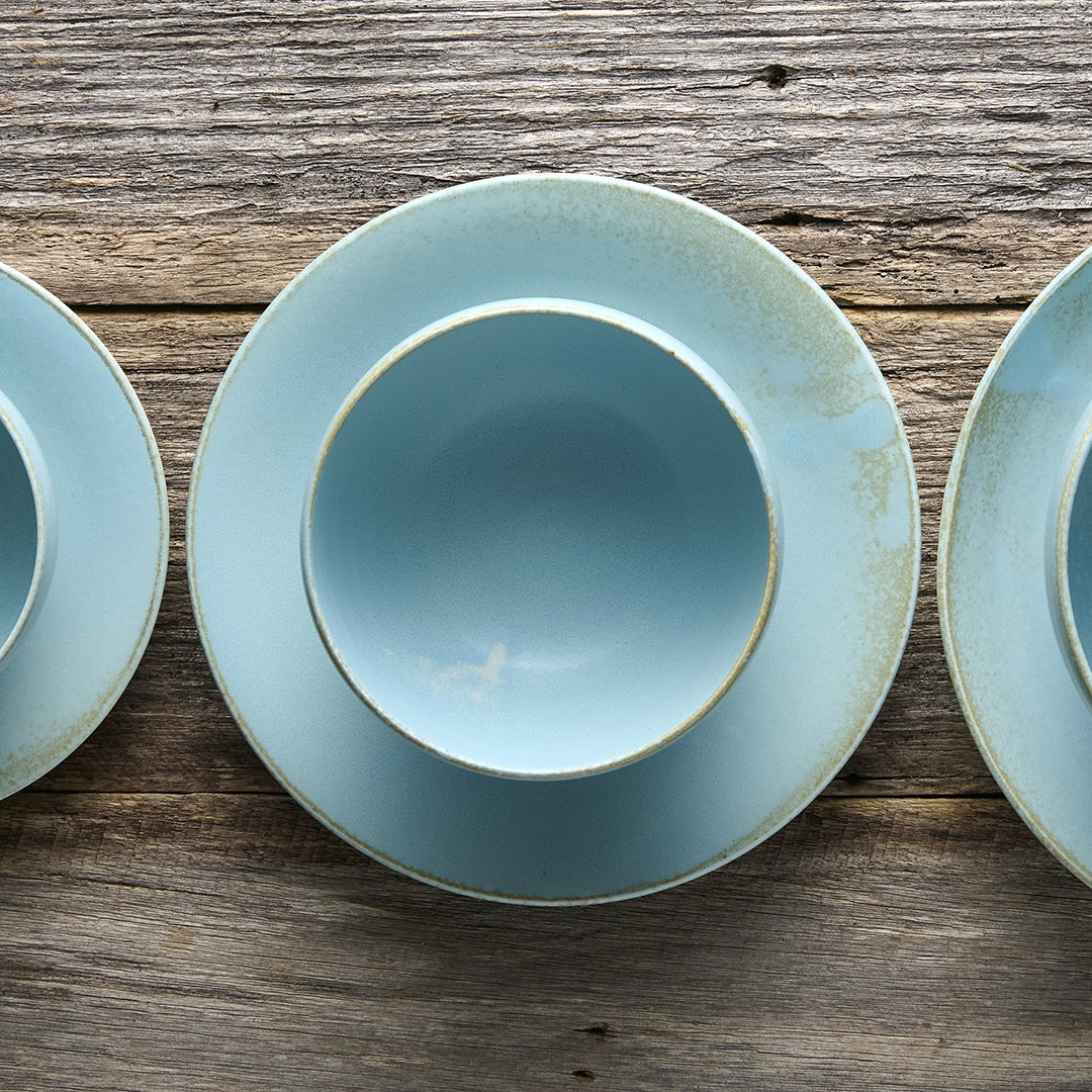Tea Cup 8cm 120ml Soda Blue Glaze V637-C0666