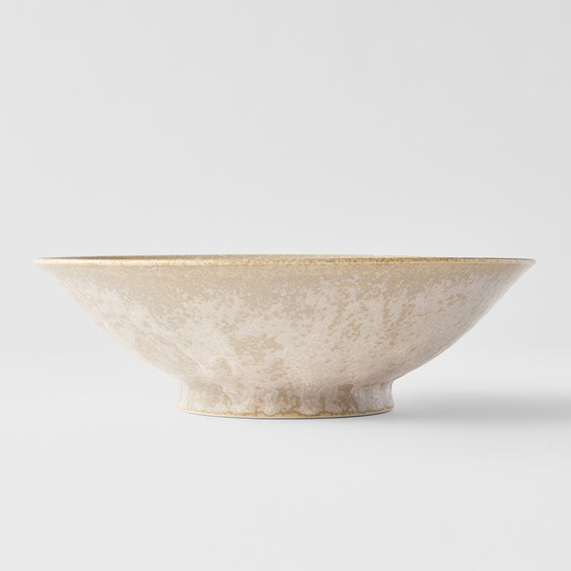 Ramen Bowl 24.5cm White Fade Glaze V637-C0668