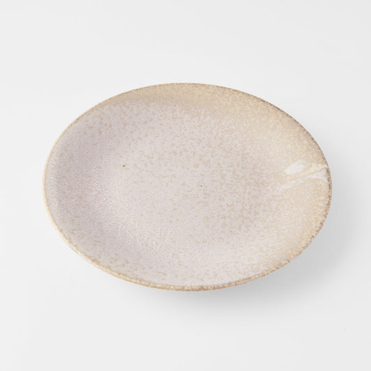 Side Plate 21cm White Fade Glaze V637-C0674