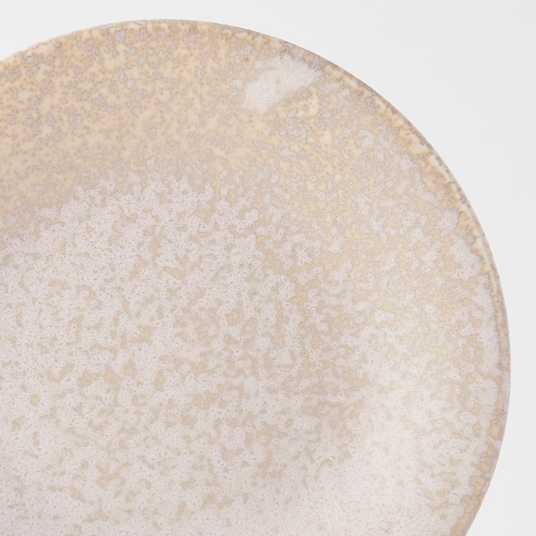 Tapas Plate 17cm White Fade Glaze V637-C0675